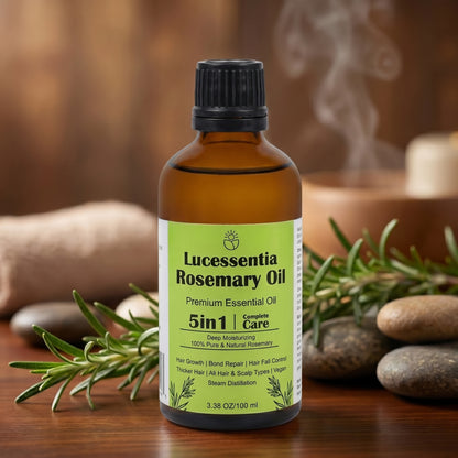 Pure Rosemary Oil for fuller-looking hair and scalp health
