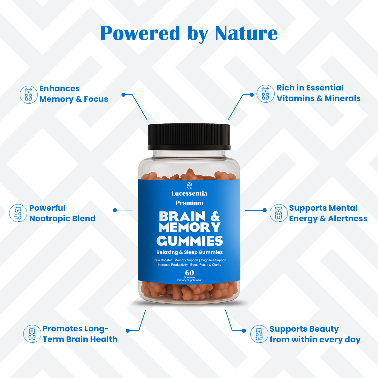Brain & Memory Booster Gummies