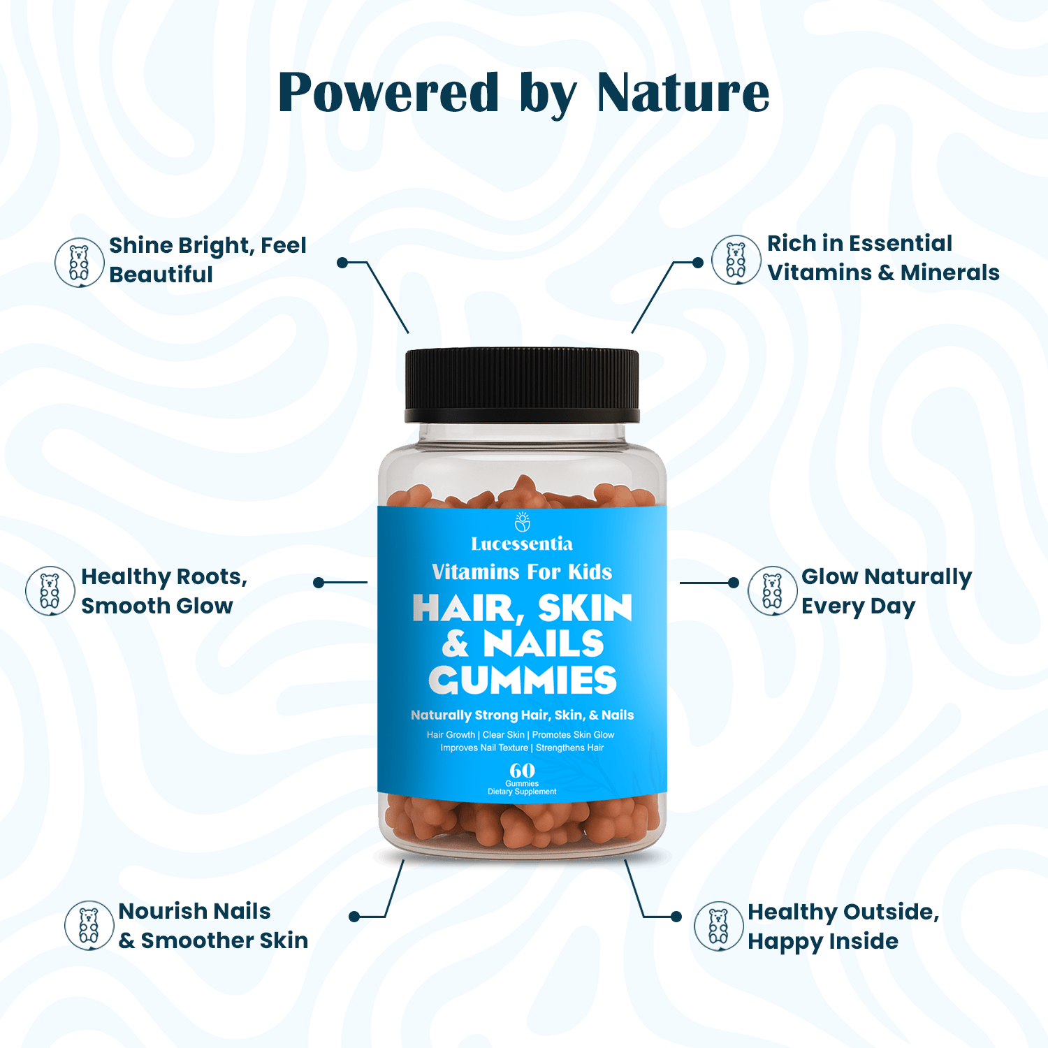 Hair, Skin & Nail Gummies for Kids