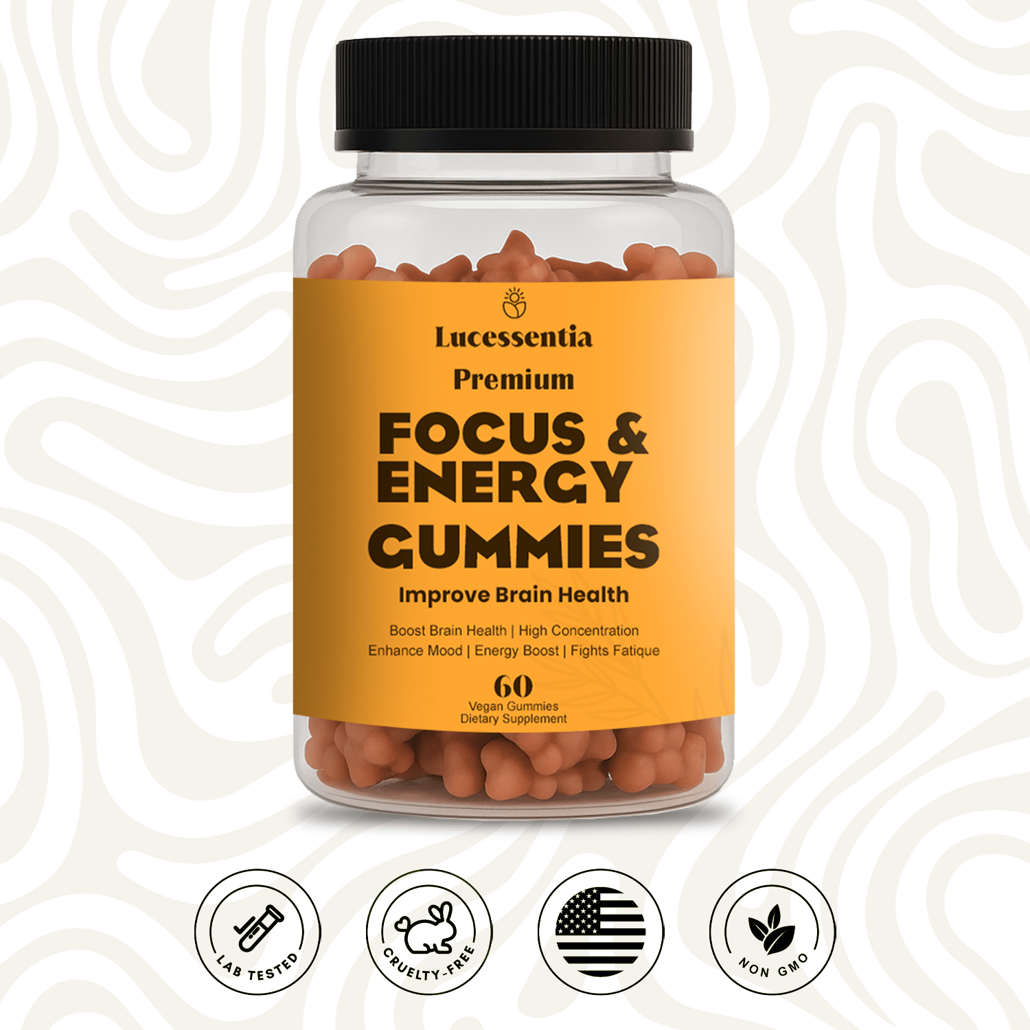 Gummies for Focus, Energy & Concentration