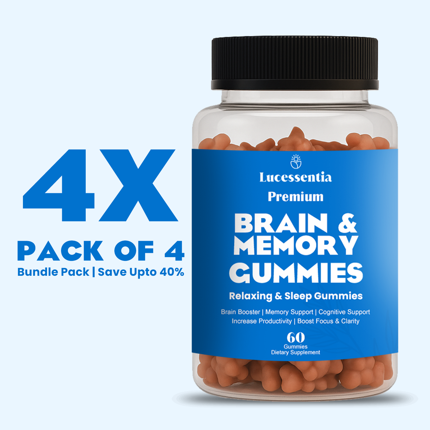 Brain & Memory Booster Gummies