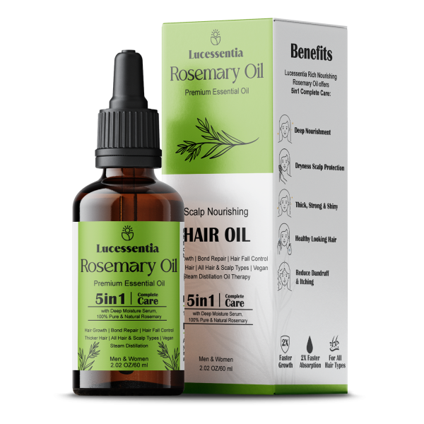 Pure Rosemary Oil for Faster Hair Growth