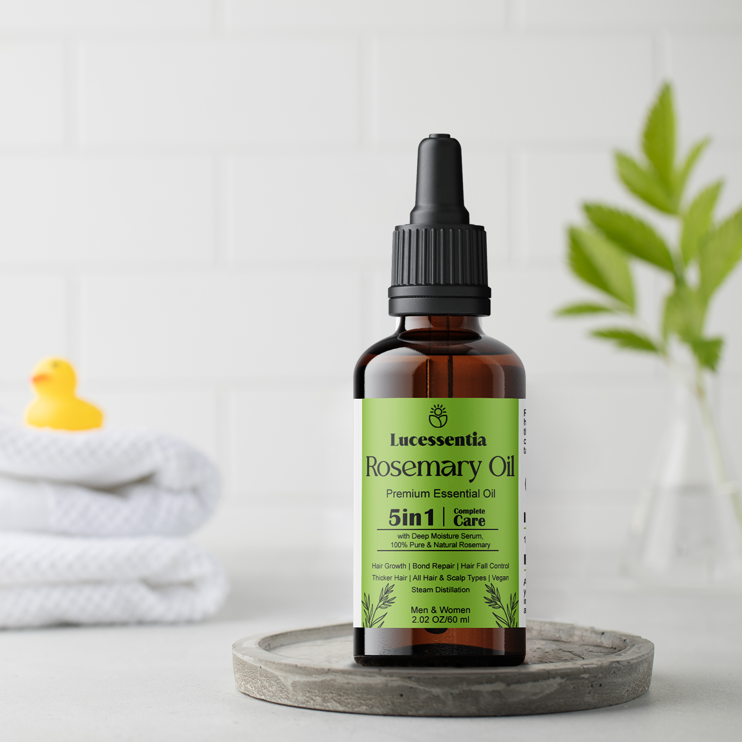 Pure Rosemary Oil for Faster Hair Growth
